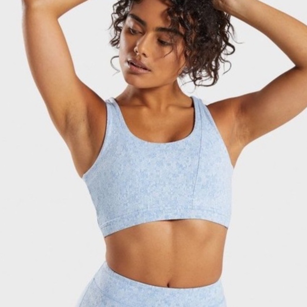 Gymshark Blue Fleur Set